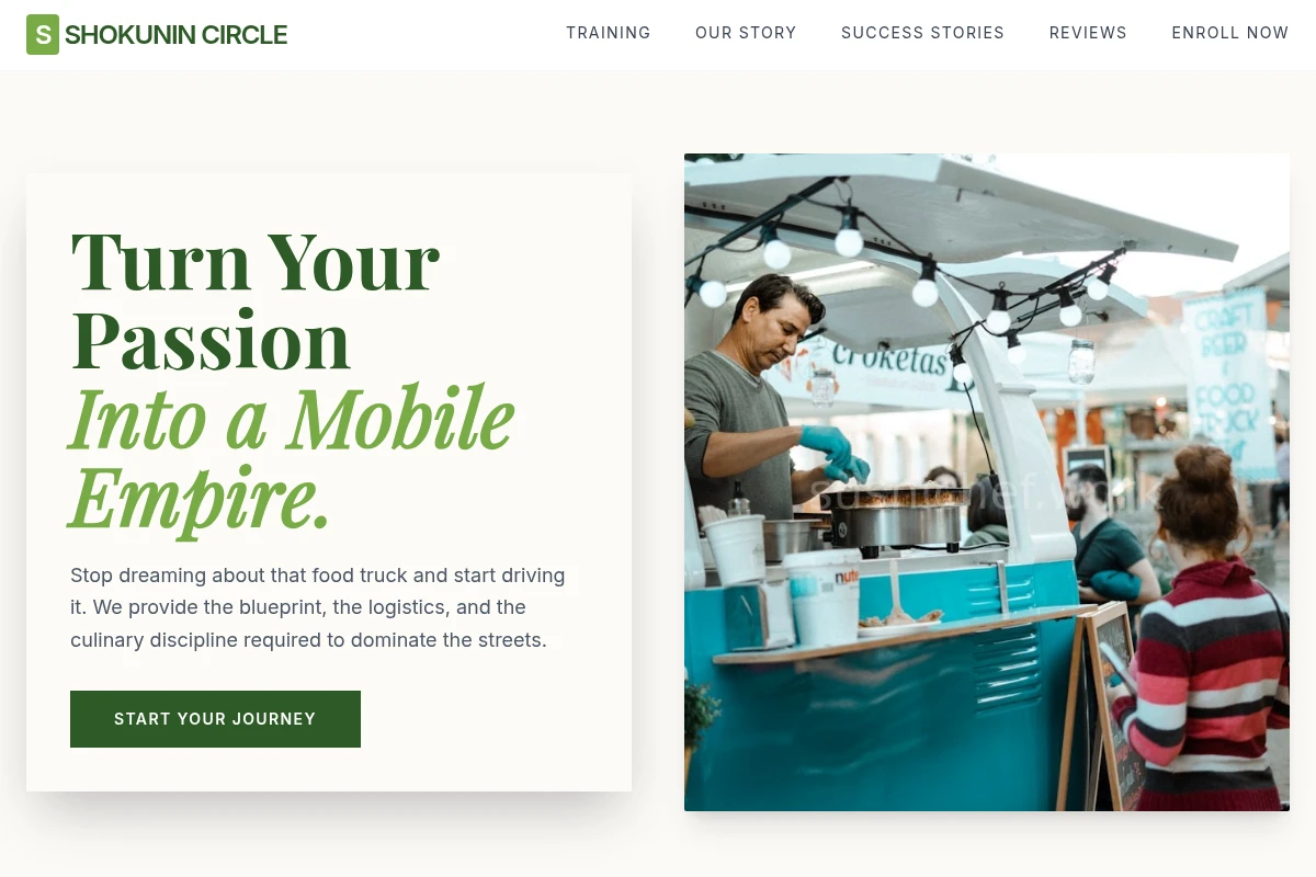 Course Food Truck
